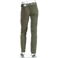 Pantalon Chino Homme Alberto Lou Coupe Slim Regular Coton Vert Olive Alberto Chino Pants Men Mens Chino Pants Summer Pants