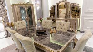 We did not find results for: Casa Padrino Luxury Baroque Dining Room Set Green Gold Gray 1 Dining Table 6 Dining Chairs Magnificent Dining Room Furniture In Baroque Style Luxury Quality