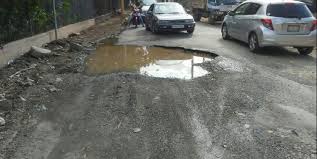 Resultado de imagen para laguna en calle de dajabon