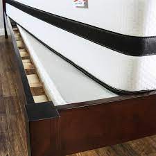 About one to three inches thick and cut to match a mattress size. Furniture Of America Mosh Foundation Brown King Bunkie Board On Sale Overstock 14459136