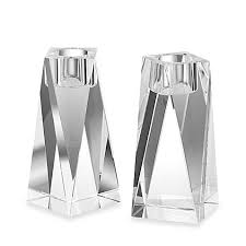 🆕beige ceramic angel candle holders set of 2 boutique $12 $50 size: Oleg Cassini Brigitte 6 Inch Crystal Candlestick Set Of 2 Buy Online In Gambia At Gambia Desertcart Com Productid 55120487