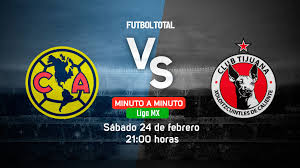Learn how to watch america u20 vs tijuana u20 live stream online on 22 august 2021, see match results and teams h2h stats at scores24.live! Club America Vs Xolos De Tijuana Clausura 2018 En Vivo Minuto A Minuto Futbol Total