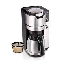 Choose from 3 brewing options: Hamilton Beach Brands Inc 45501 Hamilton Beach Programmable Coffee Maker With Built In Auto Rinsing Beans Grinder And Thermal Carafe 10 Cups Stainless Steel