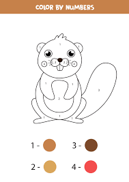 It's the first thing you see when. Coloring Page With Cute Cartoon Beaver Educational Game 2171332 Vector Art At Vecteezy