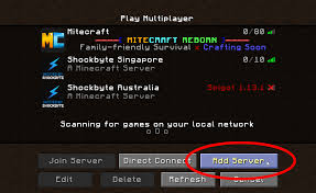 The server in question is called . How To Join A Minecraft Server Pc Java Edition Knowledgebase Shockbyte