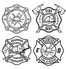 Find & download free graphic resources for firefighter badge. Fire Department Maltese Cross Coloring Page Part 1