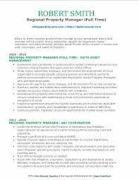 Property manager resume sample inspires you with ideas and examples of what do you put in the objective, skills, responsibilities and duties. Regional Property Manager Resume Samples Qwikresume