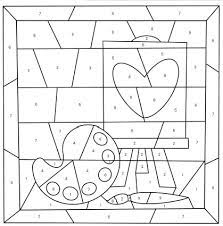 Mother's day coloring pages for preschool, kindergarten and elementary school children to print and color. Mother S Day Color By Number Free Printable Coloring Pages