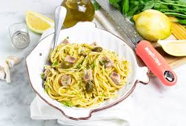 Check spelling or type a new query. Spaghetti Con Pesto Di Capperi Tonno Fresco E Limone Tacchi E Pentole