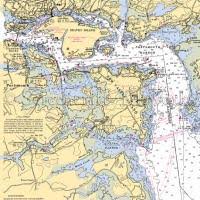 New Hampshire Nautical Chart Decor
