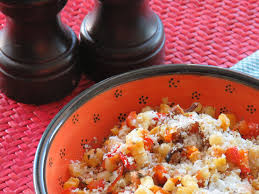 Fregola Con Verdure Sardinische Pasta Mit Ofengemuse Genussfreudig Rezept Einfache Gerichte Rezepte Genuss