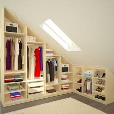 Regalsystem Dachschrage Ankleide Zimmer Kleiderschrank Fur Dachschrage Begehbarer Kleiderschrank Dachschrage