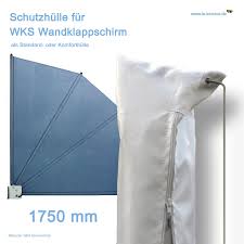Sehr gut eignet sich die markise für sie, wenn sie viel wert auf eine komfortable bedienung legen und ausschau nach einem schlicht gestalteten modell halten. Schutzhulle Fur Wks Wandklappschirm 1750 Mm Grau Weiss Beige
