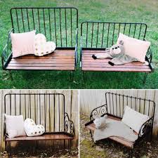 Repurposed Ikea Minnen Bed Into Children S Benches Ikea Minnen Bed Ikea Bed Ikea Kids Bed