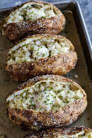 Flip them over every 20 minutes or so and check them for doneness by piercing them with a fork. Easy Baked Potato Recipe In The Oven Microwave Air Fryer Grill