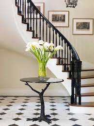 This allows people to still get upstairs since the stain takes a long time to dry. Entryway Interior Stairs Stairs Staircase Design