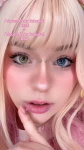 Gyaru makeup must-have! 👀✨ @cinnagalis shows just how transformative the  right pair of circle lenses can be, rocking our 'Hana SPC Barbie Circle  Brown' lenses for the cutest dolly eyes 💗 #jfashion #