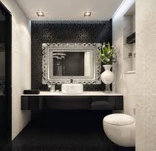 A white and black bathroom is a great choice. Simple Black And White Bathroom Designs