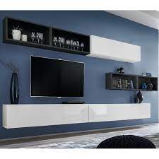 Wall mounted air conditioners are the most popular type of ac system in the uk. Bmf Blox Xiv Wall Unit Living Room Set 350cm Wide Floating Cabinets Shelves High Gloss Push Click Doors Banburymodernfurniture Co Uk