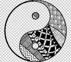 Divide the circle into four parts. Drawing Yin And Yang Png Clipart Area Art Black And White Circle Drawing Free Png Download