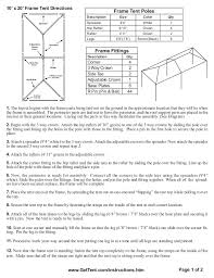 Don't settle for cheap tarps or aftermarket covers to replace your canopy top; 10x20 Canopy Instructions