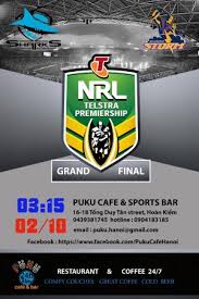 Melbourne storm vs cronulla sharks. 2016 Nrl Grand Final Melbourne Storm Vs Cronulla Sharks Live At Puku 16 Tong Duy Tan Picture Of Puku Cafe And Sports Bar Hanoi Tripadvisor