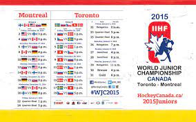 The group stage games will be split between the host cities of vancouver and victoria, with the group a games held at rogers arena and the group b matchups. Worldjuniors On Twitter Breaking The Iihf World Junior Championship Schedule Has Been Officially Released Http T Co Xpzgmbpe6r Wjc2015 Http T Co Eifgbwmocp Twitter