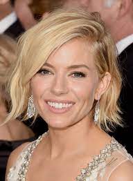New Celeb Hair Trend 9 Short Hairstyles From The Red Carpet Short Wavy Hair Sienna Miller Hair Short Layered Wavy Hairstyles
