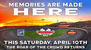 We wandered around outside the track for basically ever. Irwindale Speedway Posts Facebook