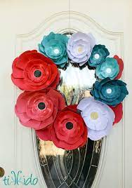 Maybe you would like to learn more about one of these? Paper Poppy Wreath Tutorial For Memorial Day With Michaels Paper Flowers Tikkido Com
