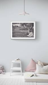 Black And White Baby Deer Photography Wall Art Wall Decor Nature Home Decor Gifts Ideas Home Decor Original Wall Art Photography Wall Art