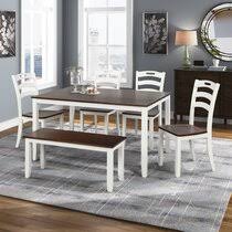 You can choose dining room tables and dining room chairs separately, or make it easy and get one of our beautiful dining sets or countertop dining sets. Bench Kitchen Dining Room Sets You Ll Love In 2021 Wayfair