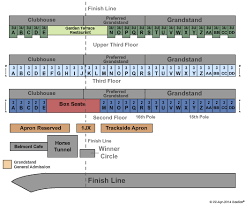 43 genuine belmont stakes seating chart