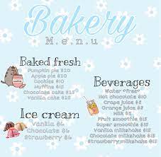 Today i made bloxburg menu decals. Bakery Menu Decal Bakery Menu Bloxburg Decal Codes Cafe Sign