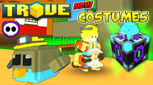 all chaos core crafter costumes in trove check description for crafting recipe youtube