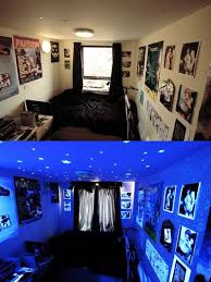 Transform Your Room Black Light Dorm Room In College Black Lights Bedroom Black Light Room Chill Room