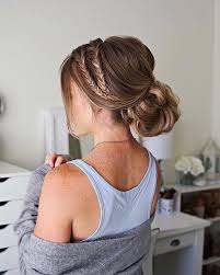 Beautiful Double Fishtail Braid Low Bun Hair Styles Braided Hairstyles Concert Hairstyles