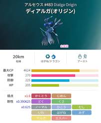 ディアルガ 技