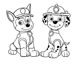 Great free cupcake toppers for an amazing paw patrol decorated party. Rocky Chase Paw Patrol Coloring Pages Novocom Top