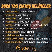 Yds en çok çıkan 100 kelime (1). Ydstime Publicaciones Facebook