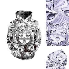 There will be a style! Buy Ahegao Funny Sweatshirt Anime 3d Print Women Men S Pullover Hoodie Jumper Tops At Affordable Prices Free Shipping Real Reviews With Photos Joom