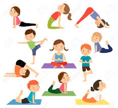 This book is packed with yoga activities for kids and mindful games. Children Yoga Kids Doing Yoga In Different Yoga Poses Vector Royalty Free Cliparts Vectors And Stock Illustration Image 55346132