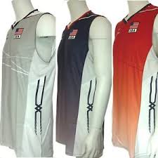 Details About Mizuno Usa Volleyball Jersey 3 Colors Gray Blue Red Size 4xo Jaspo Dead Stock Mr