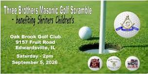 Three Brothers Masonic Golf Scramble 2026