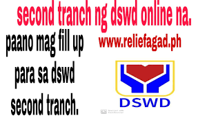 Paano Mag Fill Up Ng Second Tranch Sa Dswd Youtube
