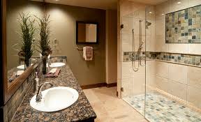 For smaller rooms like bathrooms, try using smaller tiles to make the room look larger. Bathroom Tile Ideas The Home Depot