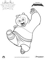 In this coloring page you will find panda po, master shifu and the furious five. Kung Fu Panda Coloring Page Coloring Home