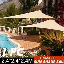 Kookaburra shade sail waterproof sun canopy patio awning garden 98%uv block. Waterproof Triangle Sun Shade Sail Canopy Patio Awning Garden Uv Block Top Shelter Beige Buy At A Low Prices On Joom E Commerce Platform