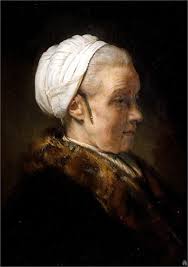 Portrait Of An Elderly Woman In A White Bonnet Portrait Of An Elderly Woman In A White Bonnet Rembrandt Gemalde Rembrandt Niederlandischer Maler