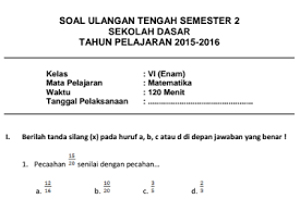 Cara Mengerjakan Matematika Kelas 6 Sd Guru Ilmu Sosial